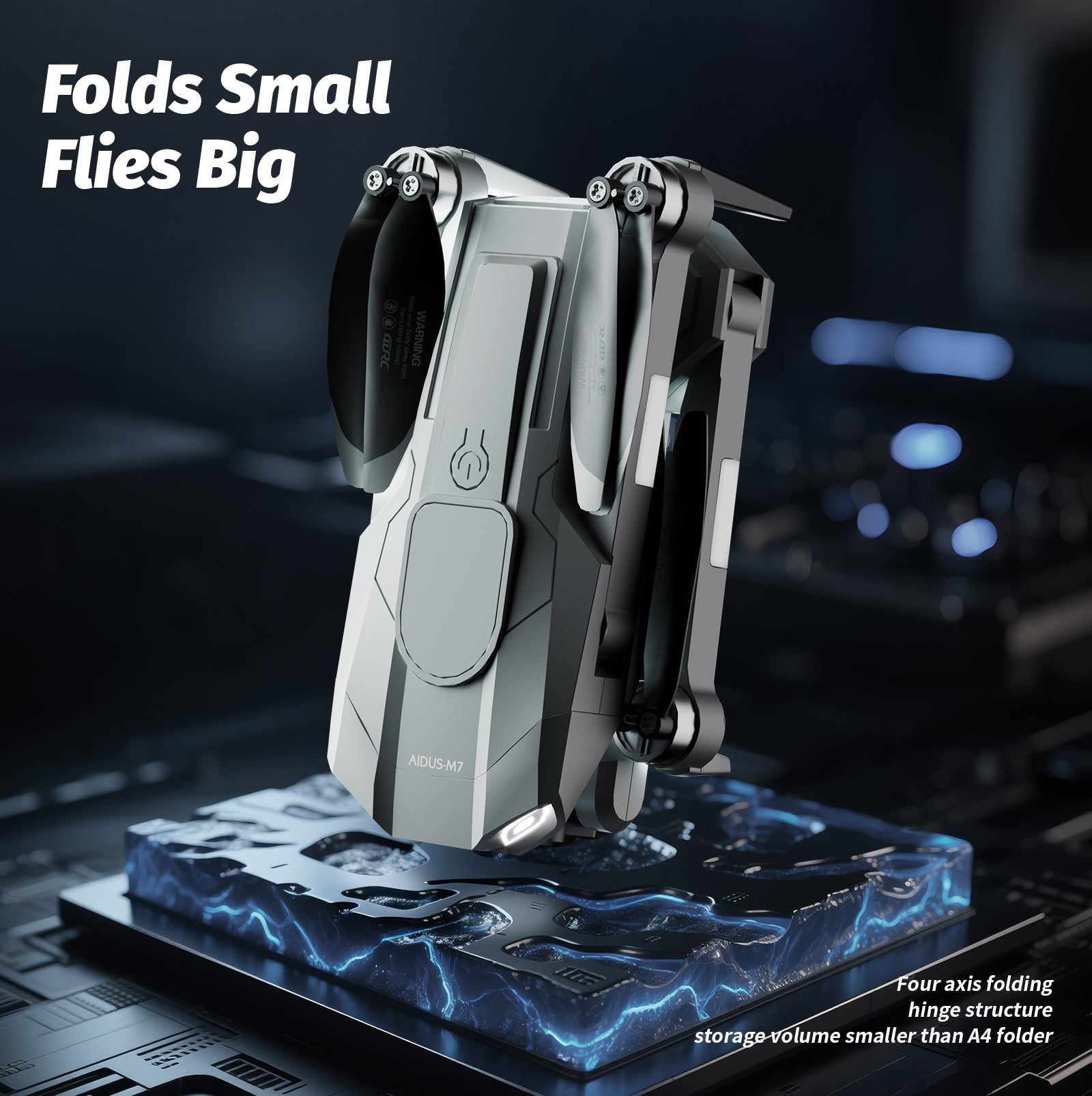 M7 GPS Drone with 4K HD Camera | Brushless Motor RC Quadcopter