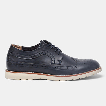 Men's Ultra-light Brogue Casual Retro Spring And Summer Comfortable Leather Sneakers