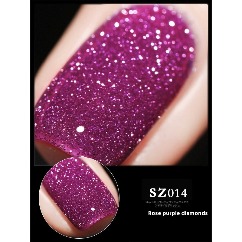 18-Color Disco Diamond Nail Gel – Glamorous Sparkle Nail Art Kits & Accessories | Ectron Online