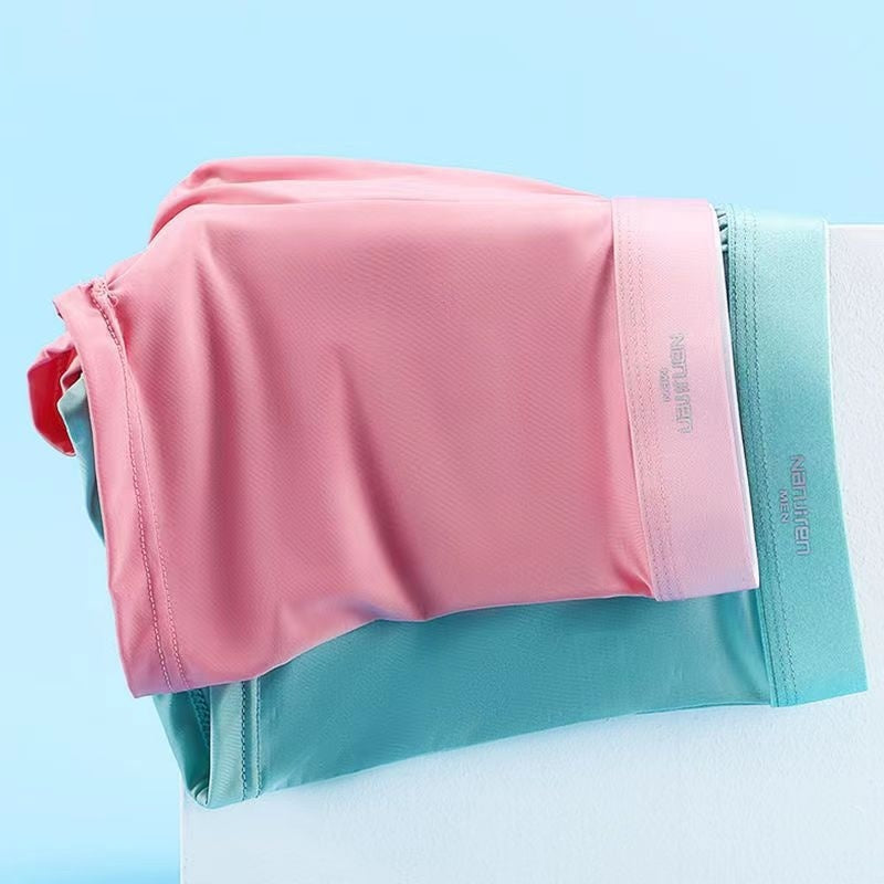Summer Ice Silk Underwear Men's Graphene Crotch Breathable Underwear & Loungewear | Ectron Online
