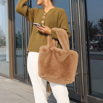 Women's Cute Furry Handbag