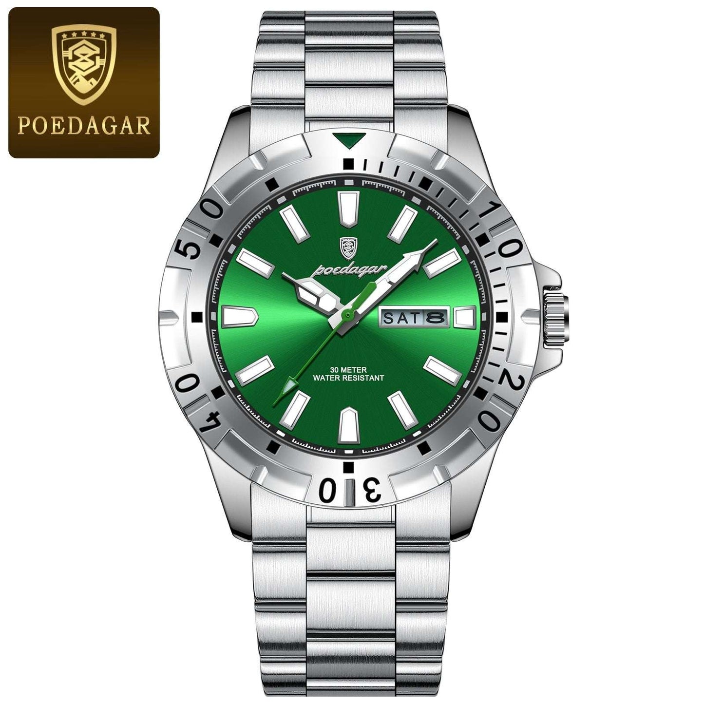 Men's Large Dial Sports Quartz Watch Swiss Brand Waterproof Fashion New Men's | Ectron Online