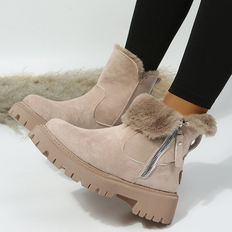 Women's Warm Short Snow Martin Boots Women's Shoes | Ectron Online