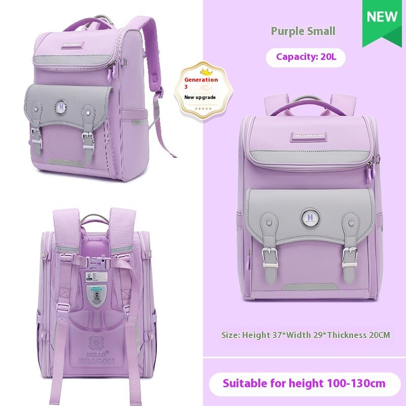 Lightweight Kids' Backpack with Spine Support – Grades 1–6 Primary School Students Grade One Two Th | Ectron Online