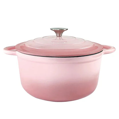 4.5 QT Enamel Cast Iron Dutch Oven - Pot with Lid & Dual Handles Dutch Oven,Dutch Oven Pot With Lid,4.5 Q | Ectron Online