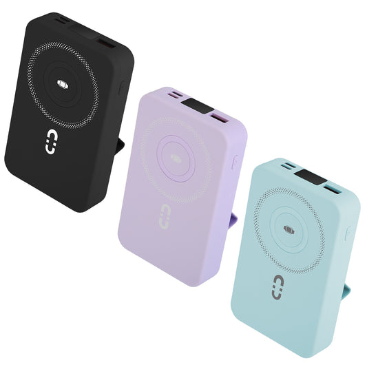 3-in-1 MagSafe Power Bank 10000mAh | PD20W Fast Charger with Stand