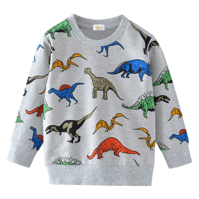 New Boys' Knitted Terry Cotton Sweater Boys Knitted Terry Cotton Long-sleeved S | Ectron Online