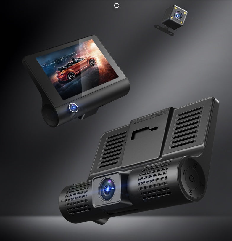 1080P HD 3-Channel Dash Cam 1080P High-definition Three-record Drivi | Ectron Online