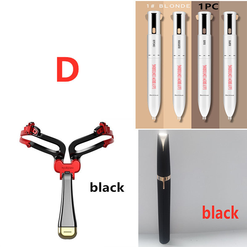 3-in-1 Foldable Eyebrow Shaping Set – Adjustable Stencils Kit Eyebrow Shaping Set 3 In 1 Foldable Adju | Ectron Online