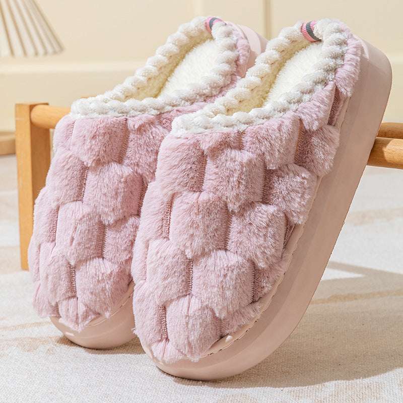 Women's Thick Bottom Cotton Slippers Women's Indoor Non-slip Thick Bottom And | Ectron Online