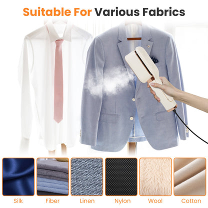 3-in-1 Portable Travel Steamer - 1000W Handheld Steam Iron