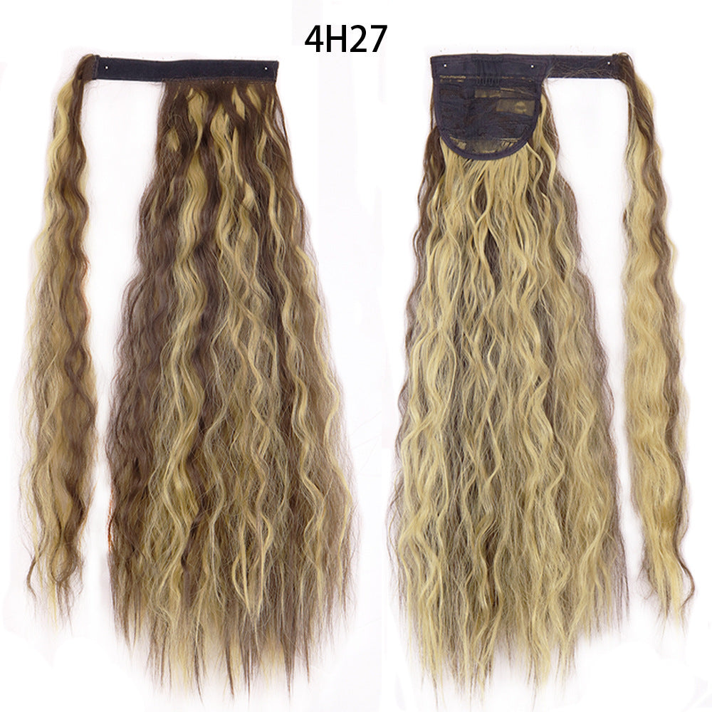 Water Wave Ponytail Wig - Elegant & Easy Style Ponytail Wig Water Wave Velcro Banding C | Ectron Online