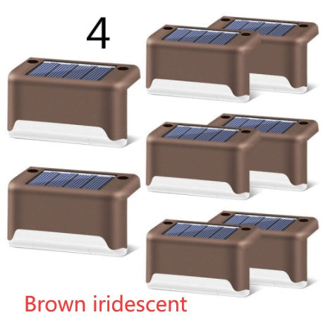 New Upgrade Waterproof LED Solar Fence Lamp Solar Deck Lights Solar Step Light Outdoor For Patio Stairs Garden Pathway Step Yard New Upgrade Waterproof LED Solar Fence L | Ectron Online