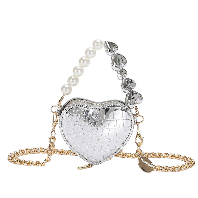 Mini Love-Shape Pearls Handbag Mini Love-shape Pearls Handbag Fashion C | Ectron Online
