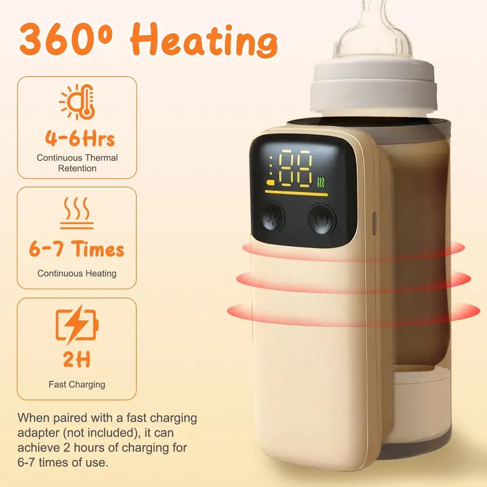 Portable Baby Bottle Warmer with Night Light Portable Bottle Warmer With Night Light | Ectron Online