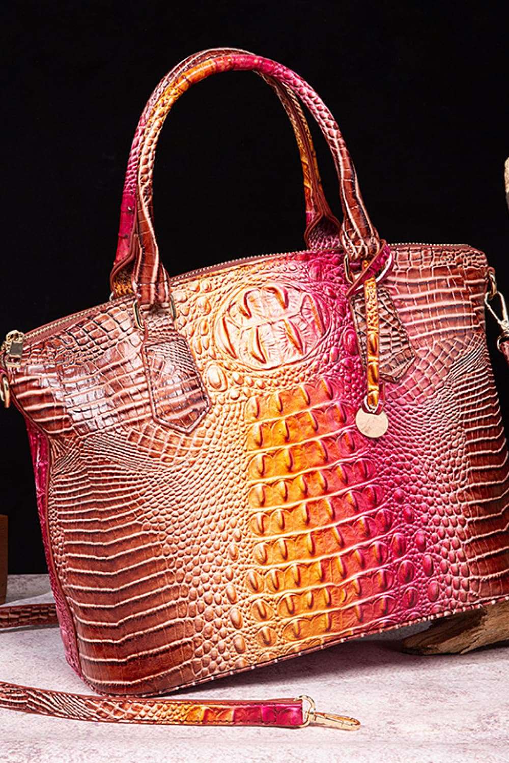 Gradient PU Leather Handbag Handbag | Ectron Online