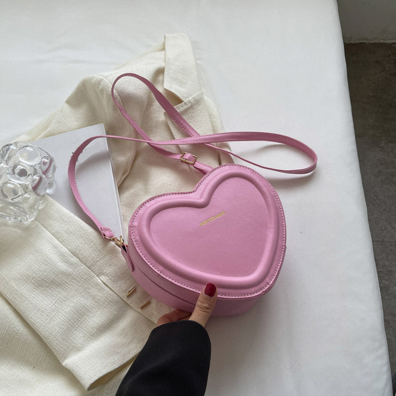 Fashion Heart Shaped Shoulder Messenger Bag Fashion Heart Shaped Shoulder Messenger | Ectron Online