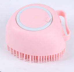 {{ brand }} Silicone Dog Bath Brush for Gentle Pet Grooming Pink - Pet Products Amazon Hot Silicone Dog Bat