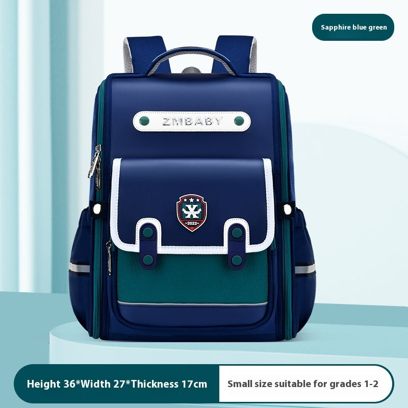 Sesame British Style Schoolbag | Grades 1-6 Lightweight Backpack New Sesame Baby Primary School Schoolbag | Ectron Online
