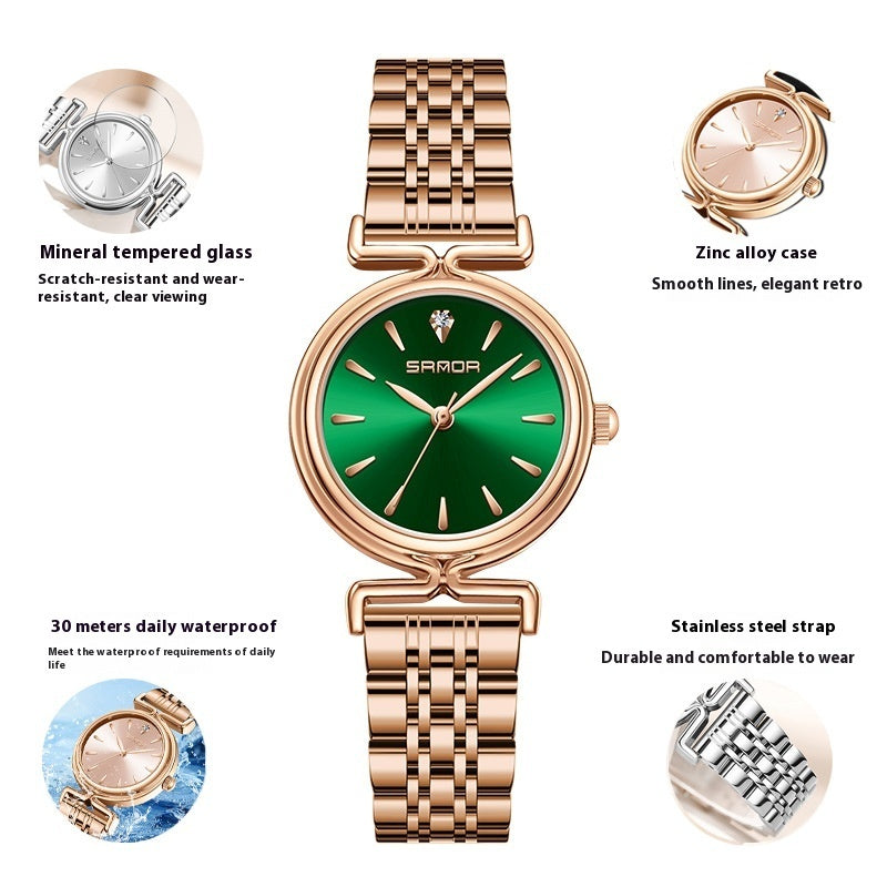 Women's Retro Mesh Strap Watch - All-Matching Women's Retro Mesh Strap Watch Outdoor A | Ectron Online