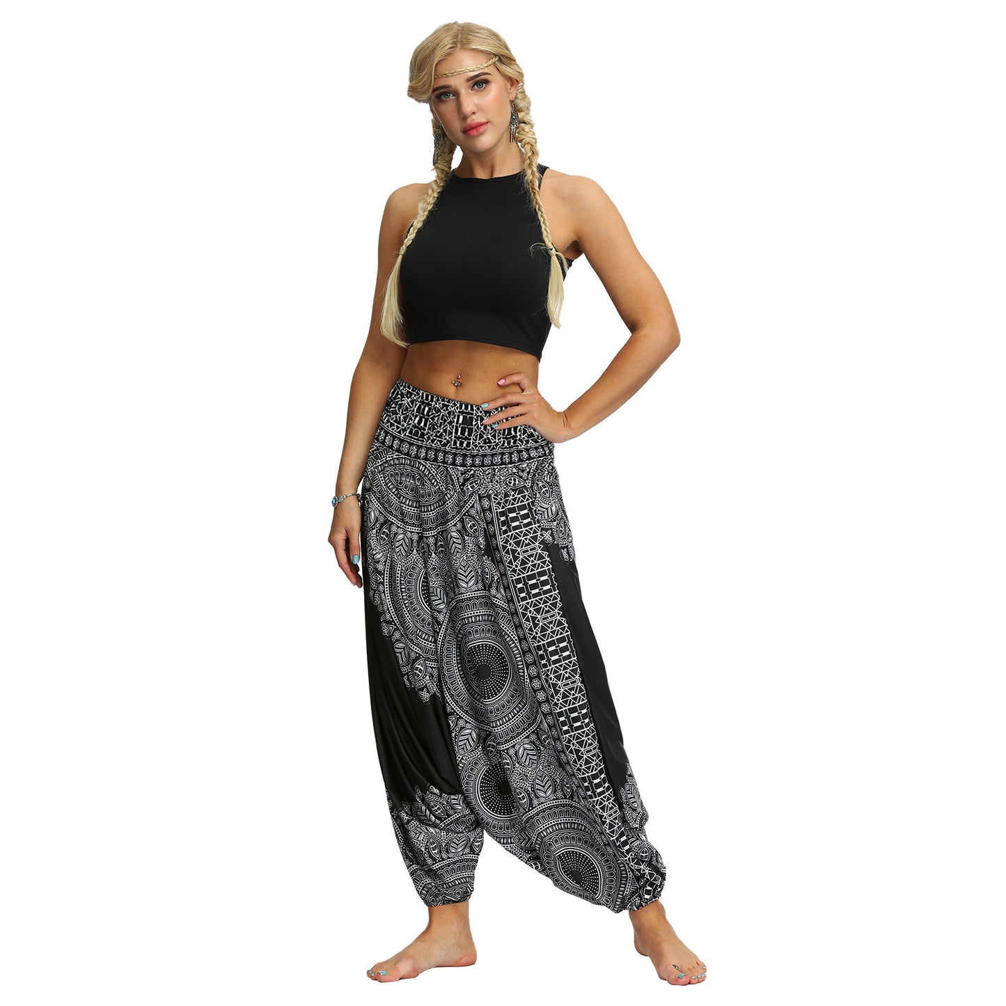 Digital Print Women's Lantern Yoga Pants