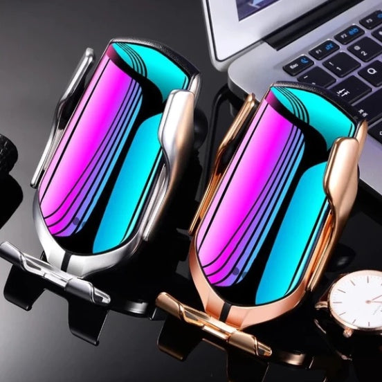 Wireless Charging Car Mount | S5 Compatible and Stylish Power Adapters & Chargers | Ectron Online