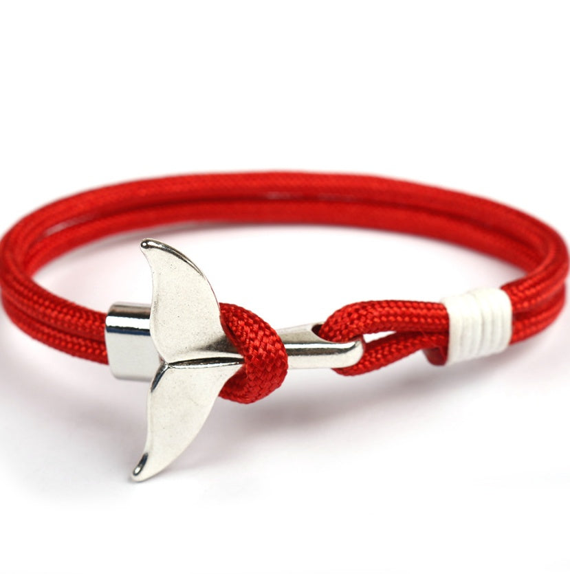 Maritime Magic | Anchor and Whale Tail Jewelry Bracelet | Ectron Online