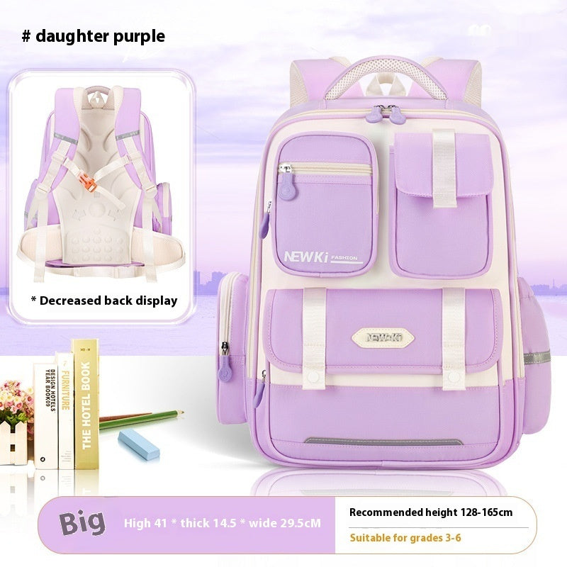 Spine-Protecting Schoolbag – Ergonomic, Stylish & Spacious for Kids Children's Spine Protection Good-looking | Ectron Online