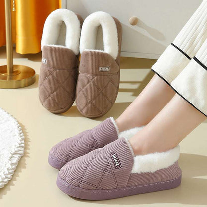 Women's Suede Mouth Indoor Corduroy Cotton Shoes Women's Suede Mouth Indoor Corduroy Cott | Ectron Online