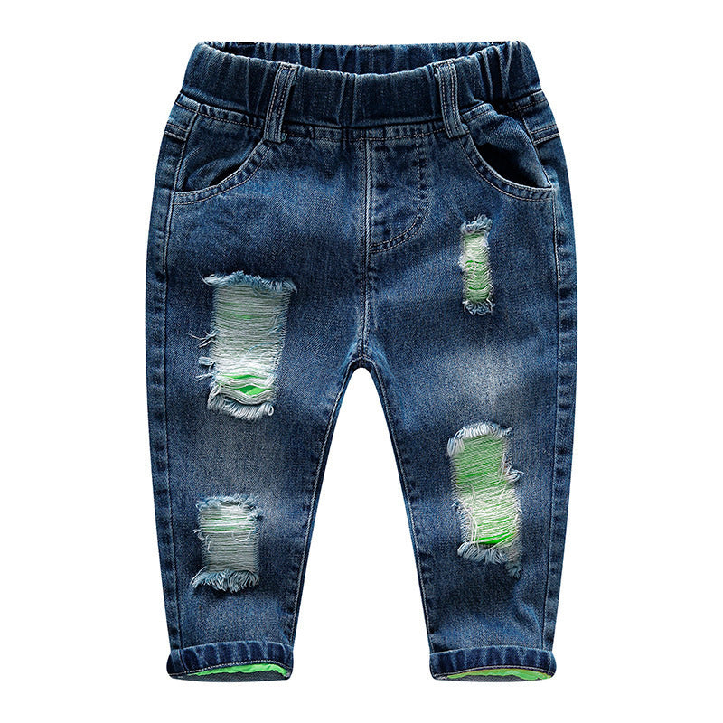 Ripped Denim Pants for Boys Children's boy pants, children's pants, | Ectron Online