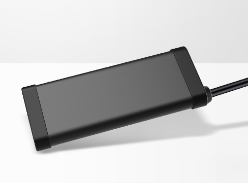 Wireless water dispenser accessory, black tube unit with power cable