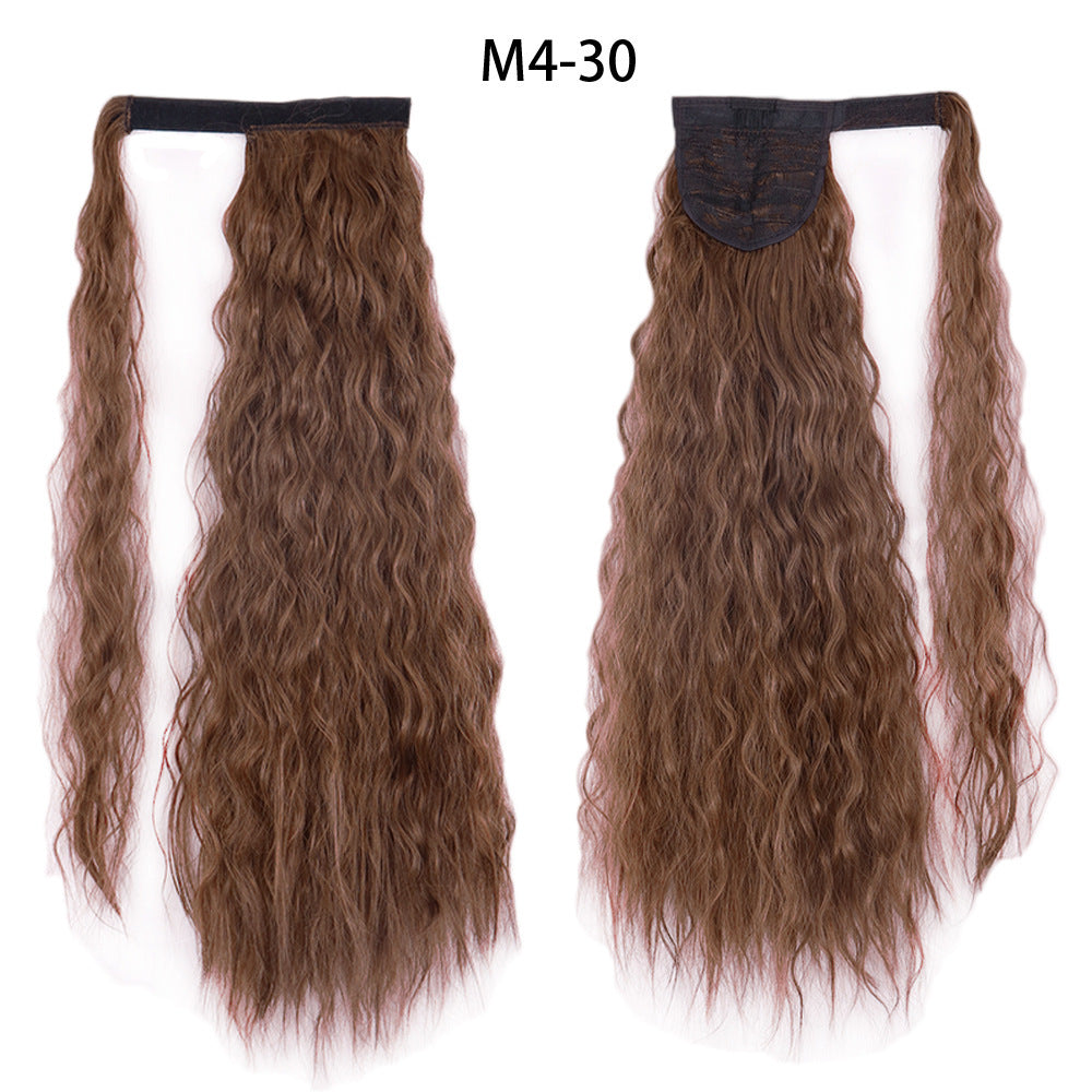 Water Wave Ponytail Wig - Elegant & Easy Style Ponytail Wig Water Wave Velcro Banding C | Ectron Online