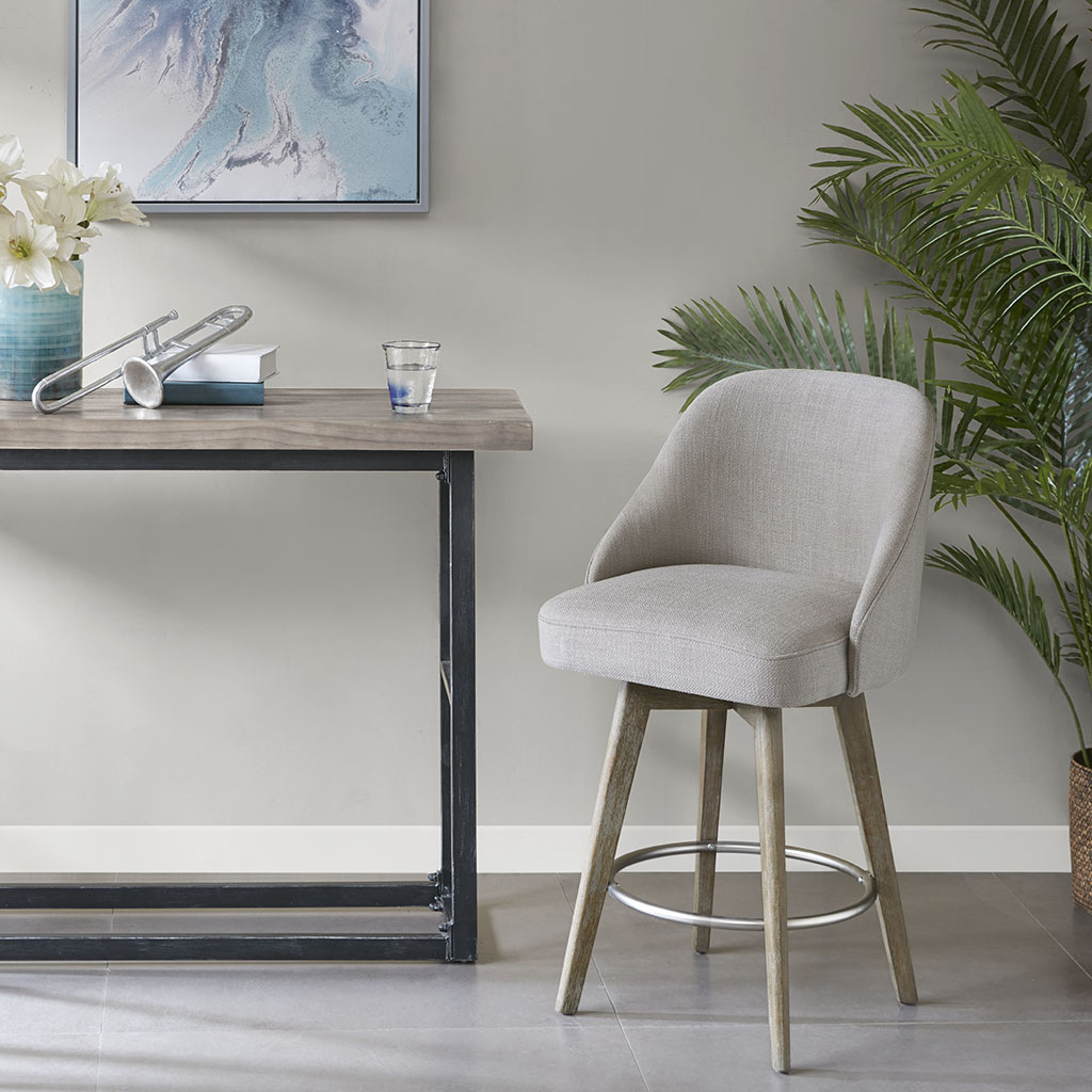Swivel Counter Stool - Modern Backless Kitchen Bar Stool