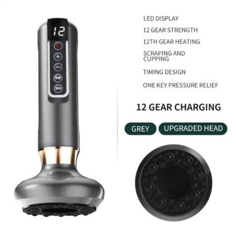 Electric Cupping Massager Electric Vacuum Cupping Massager For Body Anti-Cellulite Suction Cup Gua Sha Massage Body Cups Guasha Fat Burning Slimming Jars | Ectron Online