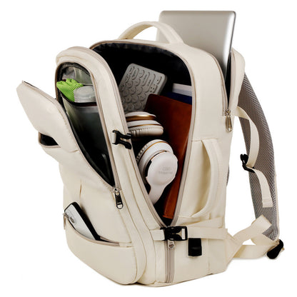 Unisex Large Business Backpack | Multiple Pocket Travel Computer Bag Large Capacity Backpack For Women Men Mu | Ectron Online
