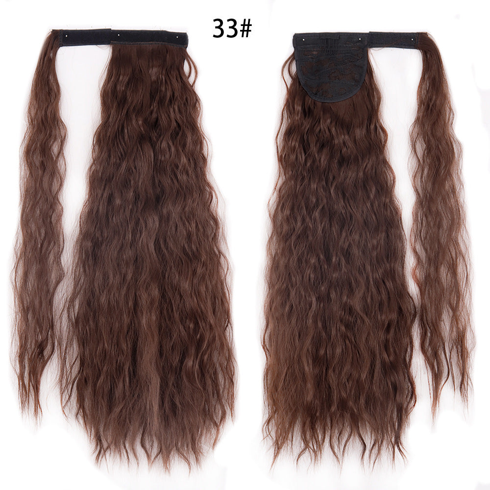Water Wave Ponytail Wig - Elegant & Easy Style Ponytail Wig Water Wave Velcro Banding C | Ectron Online