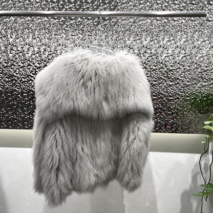 Women's Fur Young Coat Lapel