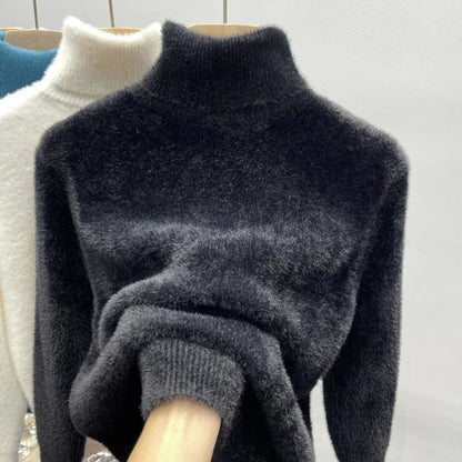 Women's Thickened Fleece-Lined Top | Warm Thermal Inner Wear Inner Wear Thickened Fleece-lined Top | Ectron Online