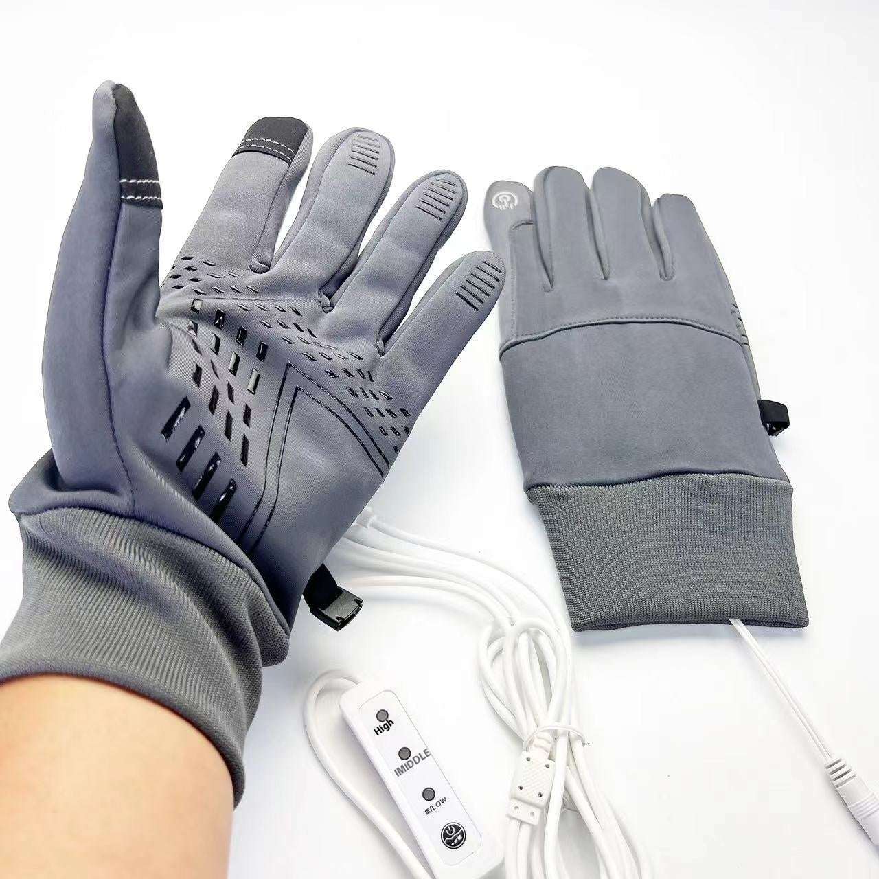 USB Heated Touch Screen Gloves USB Electric Heating Gloves Cycling Warm | Ectron Online