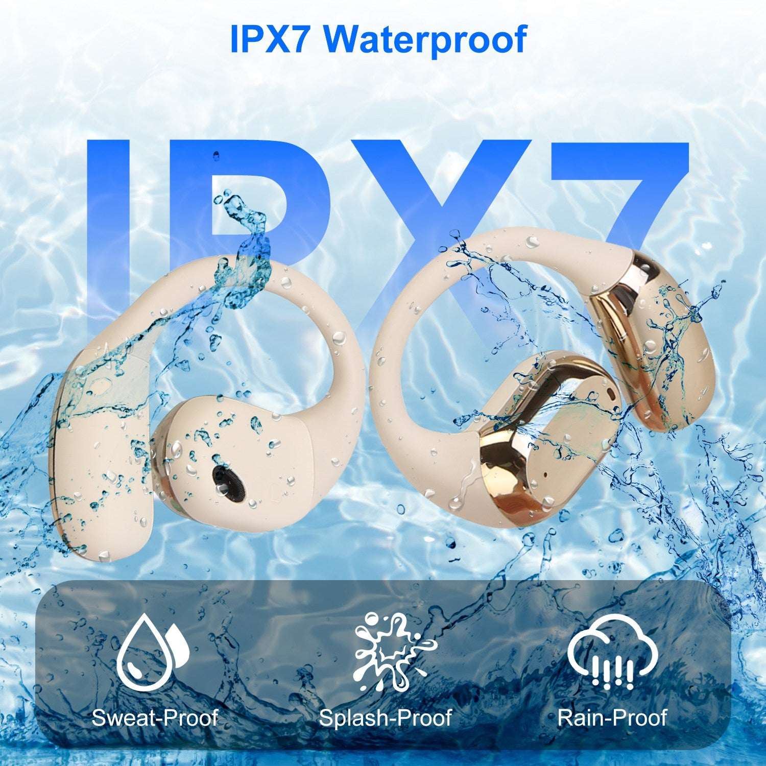 Open-Ear Bluetooth 5.4 Sport Earbuds | 300H Standby & LED Display 1 Set Wireless V5.4 Open Ear Earbuds Wit | Ectron Online