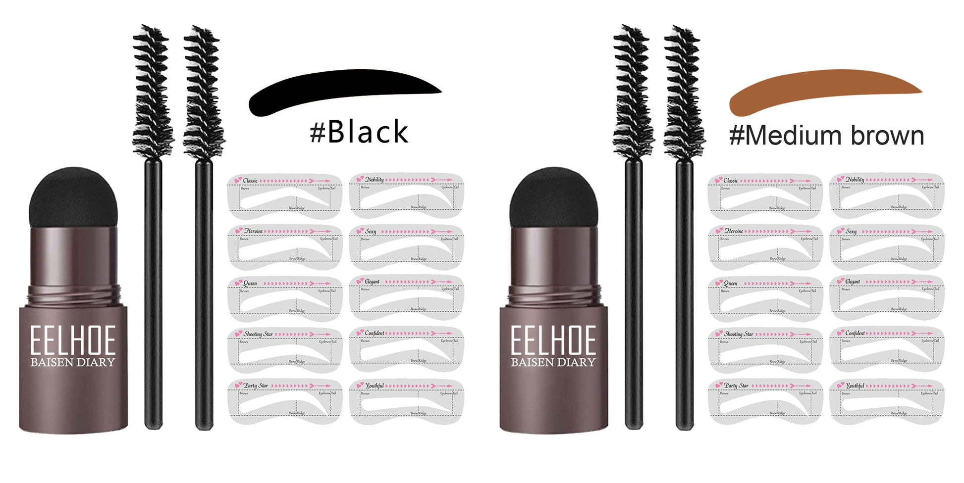 Eyebrow Mold Set Makeup Powder Eyebrow Mold Set Makeup Powder | Ectron Online
