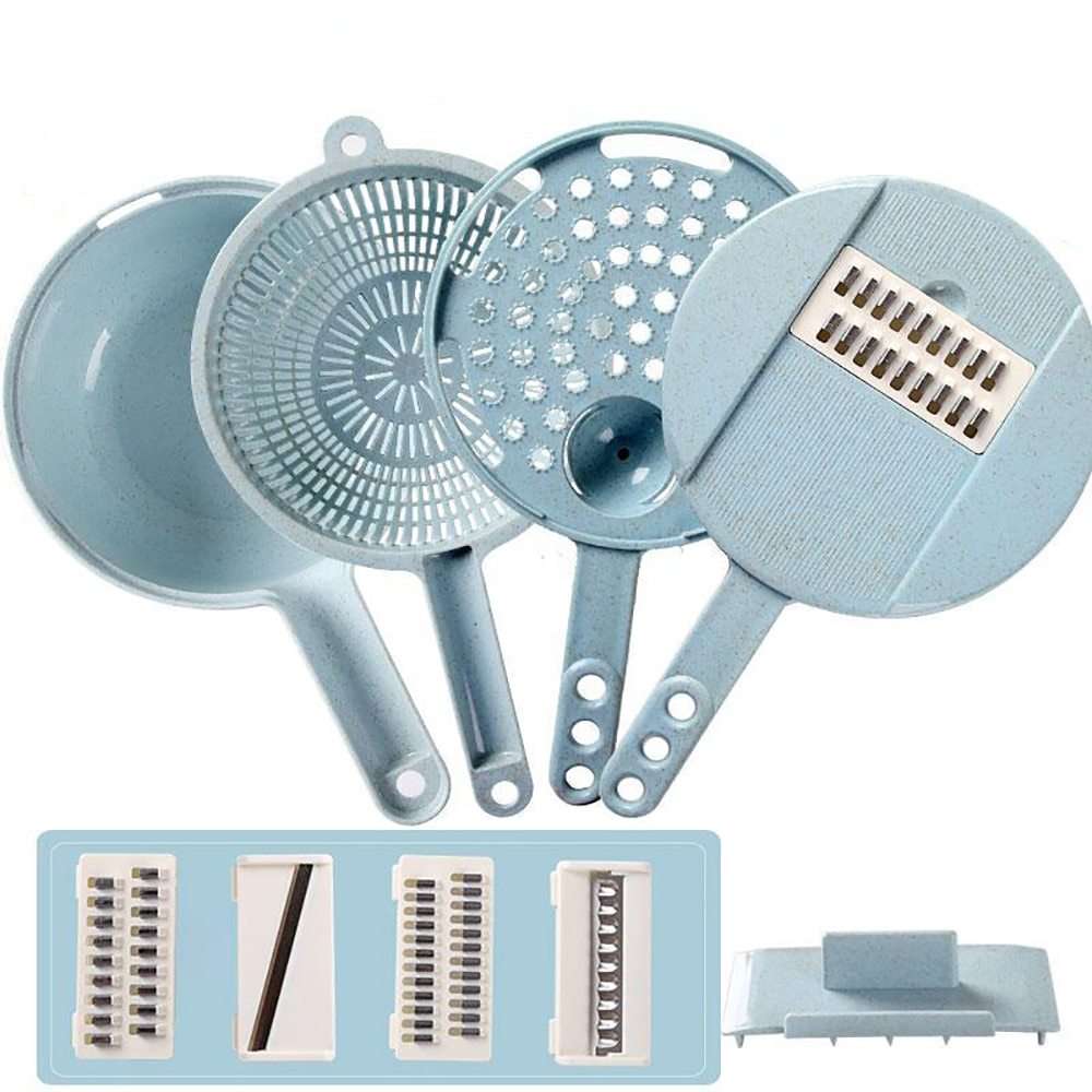 8-in-1 Mandoline Slicer - Vegetable Cutter, Peeler & Grater