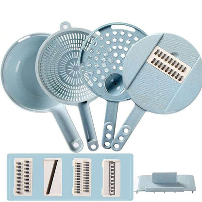 8-in-1 Mandoline Slicer - Vegetable Cutter, Peeler & Grater