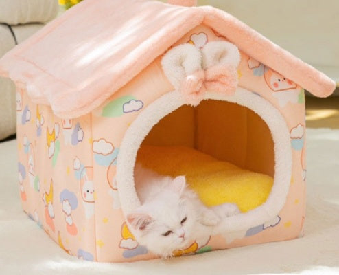 Cozy Pet Cave | Winter Pet Shelter Pet Nest | Ectron Online