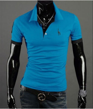 Men’s Summer Polo Shirt – Popular Short Sleeve Fashion Tee Summer T-shirt Men's Short-sleeved Shirt | Ectron Online