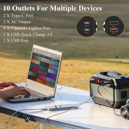 Gofort 330W Portable Power Station | 299Wh Solar Generator with AC Gofort 330W Portable Power Station, 299W | Ectron Online