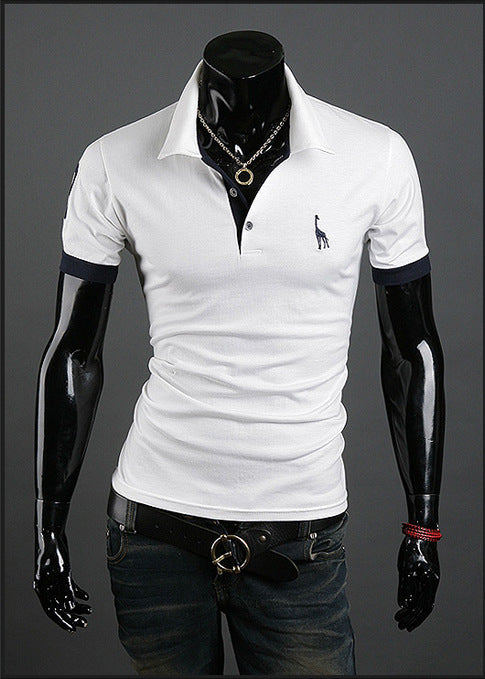 Men’s Summer Polo Shirt – Popular Short Sleeve Fashion Tee Summer T-shirt Men's Short-sleeved Shirt | Ectron Online