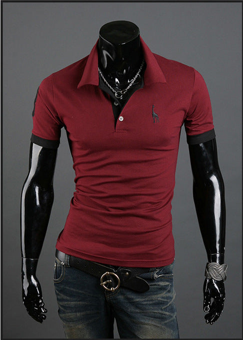 Men’s Summer Polo Shirt – Popular Short Sleeve Fashion Tee Summer T-shirt Men's Short-sleeved Shirt | Ectron Online