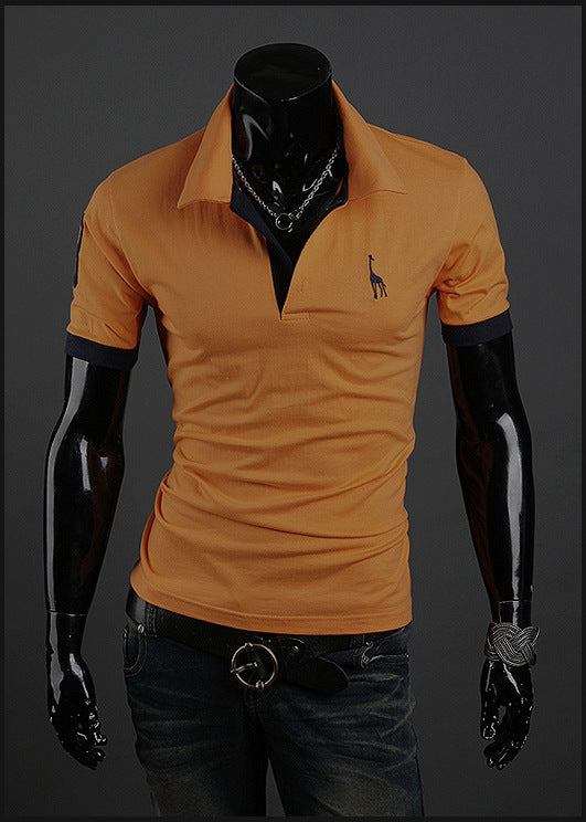 Men’s Summer Polo Shirt – Popular Short Sleeve Fashion Tee Summer T-shirt Men's Short-sleeved Shirt | Ectron Online
