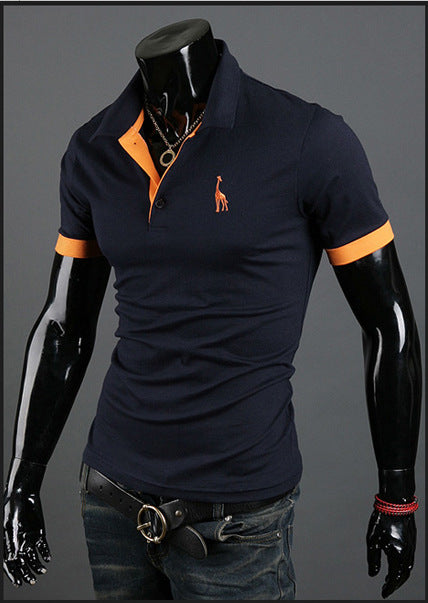 Men’s Summer Polo Shirt – Popular Short Sleeve Fashion Tee Summer T-shirt Men's Short-sleeved Shirt | Ectron Online